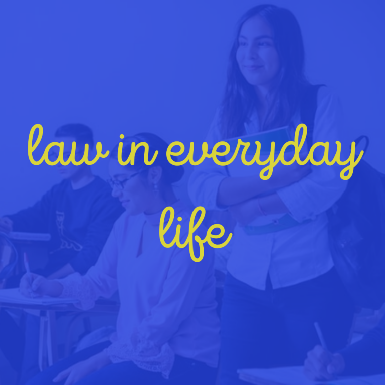 Law in everyday life